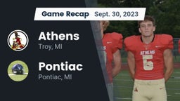 Recap: Athens  vs. Pontiac  2023