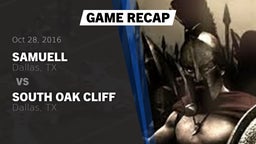 Recap: Samuell  vs. South Oak Cliff  2016