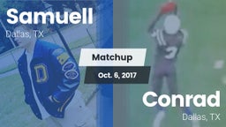 Matchup: Samuell vs. Conrad  2017