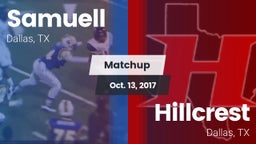 Matchup: Samuell vs. Hillcrest  2017