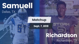 Matchup: Samuell vs. Richardson  2018