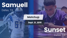 Matchup: Samuell vs. Sunset  2018