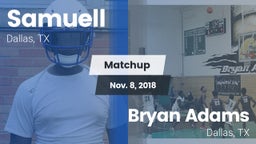Matchup: Samuell vs. Bryan Adams  2018
