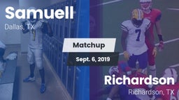Matchup: Samuell vs. Richardson  2019