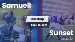 Matchup: Samuell vs. Sunset  2019