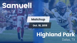 Matchup: Samuell vs. Highland Park  2019