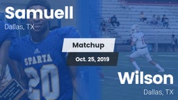 Matchup: Samuell vs. Wilson  2019
