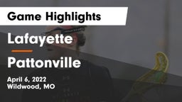 Lafayette  vs Pattonville  Game Highlights - April 6, 2022