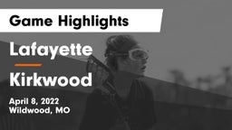 Lafayette  vs Kirkwood  Game Highlights - April 8, 2022