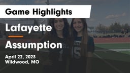 Lafayette  vs Assumption  Game Highlights - April 22, 2023