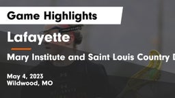 Lafayette  vs Mary Institute and Saint Louis Country Day School Game Highlights - May 4, 2023