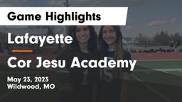 Lafayette  vs Cor Jesu Academy Game Highlights - May 23, 2023