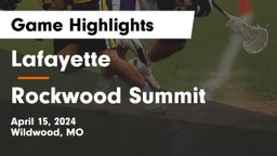 Lafayette  vs Rockwood Summit  Game Highlights - April 15, 2024