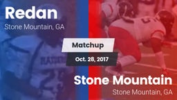 Matchup: Redan vs. Stone Mountain   2017