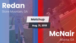 Matchup: Redan vs. McNair  2018