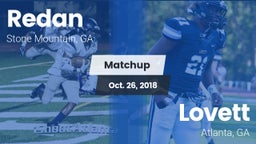 Matchup: Redan vs. Lovett  2018