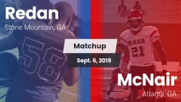 Matchup: Redan vs. McNair  2019
