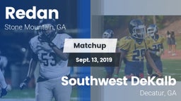 Matchup: Redan vs. Southwest DeKalb  2019