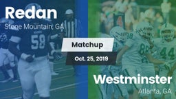 Matchup: Redan vs. Westminster  2019