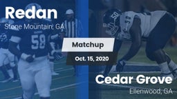 Matchup: Redan vs. Cedar Grove  2020