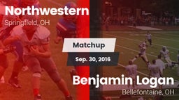 Matchup: Northwestern vs. Benjamin Logan  2016