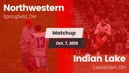 Matchup: Northwestern vs. Indian Lake  2016