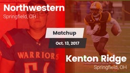 Matchup: Northwestern vs. Kenton Ridge  2017