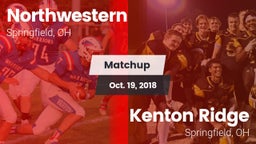 Matchup: Northwestern vs. Kenton Ridge  2018