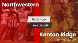 Matchup: Northwestern vs. Kenton Ridge  2019