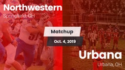 Matchup: Northwestern vs. Urbana  2019