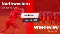 Matchup: Northwestern vs. Greeneview  2020