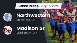 Recap: Northwestern  vs. Madison Sr.  2021