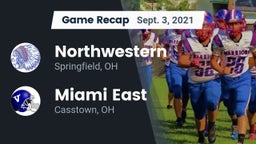 Recap: Northwestern  vs. Miami East  2021
