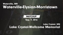 Matchup: Waterville-Elysian-M vs. Lake Crystal-Wellcome Memorial  2016