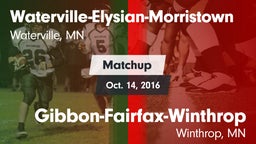 Matchup: Waterville-Elysian-M vs. Gibbon-Fairfax-Winthrop  2016