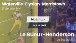 Matchup: Waterville-Elysian-M vs. Le Sueur-Henderson  2017