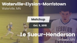 Matchup: Waterville-Elysian-M vs. Le Sueur-Henderson  2018