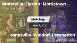 Matchup: Waterville-Elysian-M vs. Janesville-Waldorf-Pemberton  2020