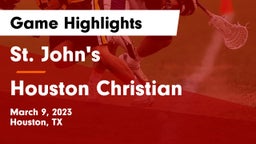 St. John's  vs Houston Christian  Game Highlights - March 9, 2023