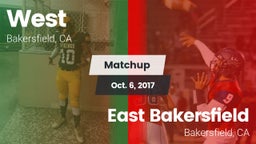 Matchup: West vs. East Bakersfield  2017
