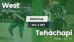 Matchup: West vs. Tehachapi  2017