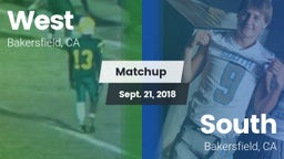 Matchup: West vs. South  2018