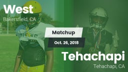 Matchup: West vs. Tehachapi  2018