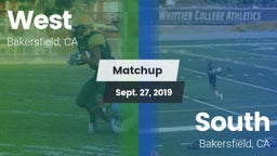 Matchup: West vs. South  2019