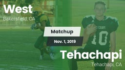 Matchup: West vs. Tehachapi  2019