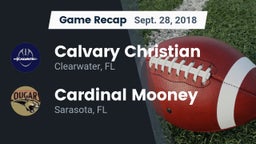 Recap: Calvary Christian  vs. Cardinal Mooney  2018