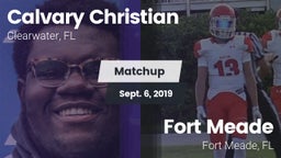 Matchup: Calvary Christian vs. Fort Meade  2019