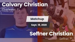 Matchup: Calvary Christian vs. Seffner Christian  2020