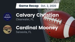 Recap: Calvary Christian  vs. Cardinal Mooney  2020