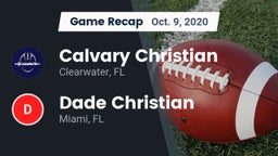 Recap: Calvary Christian  vs. Dade Christian  2020